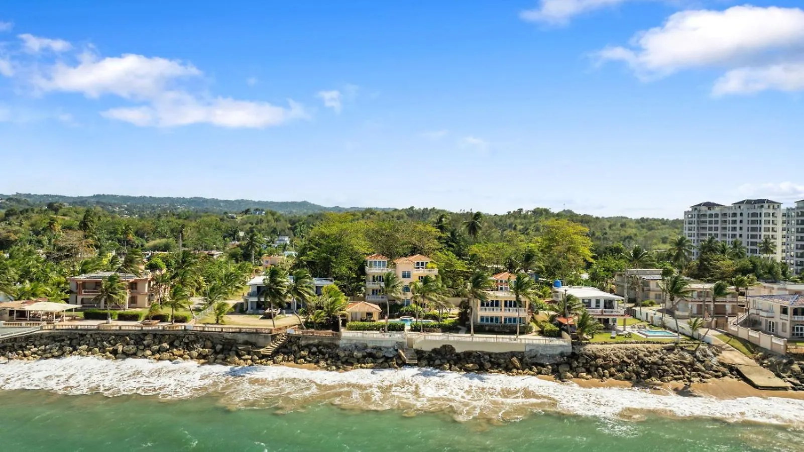 Beachfront Getaway At Ocean View Castle Condo Aguada 0*,  Porto Rico